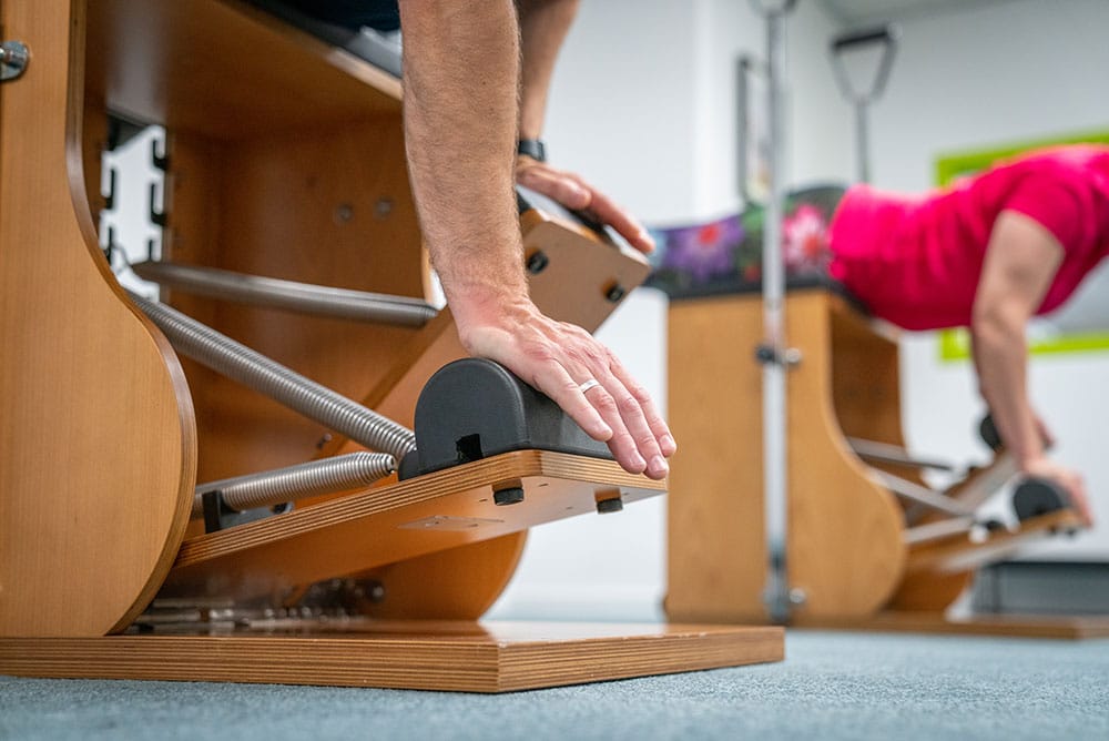Machine pilates stability chair